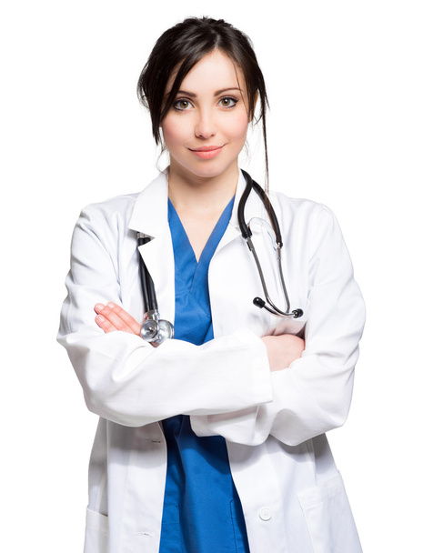 Portrait of a female doctor - Foto, Imagem