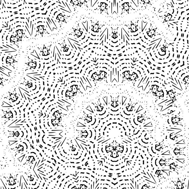 abstrakte schwarz-weiße geometrische Hintergrund - Vektor, Bild