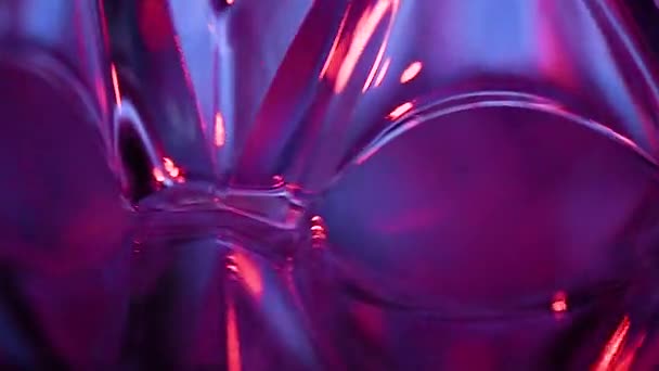 Texture play of crystal and light for a festive background - Footage, Video