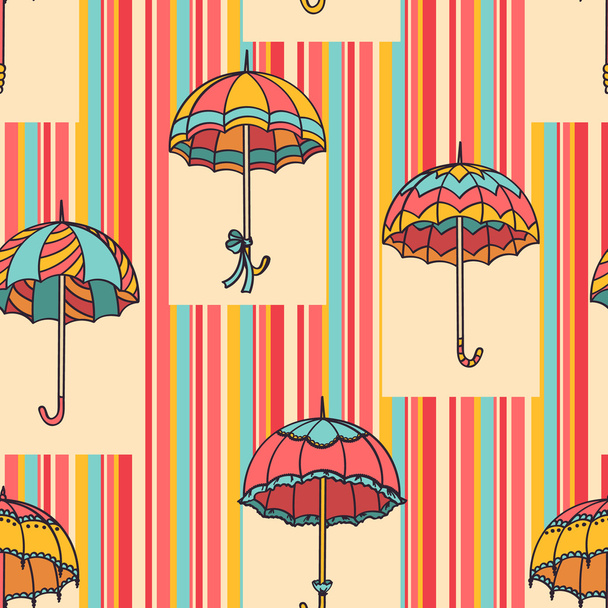 paraplu patroon - Vector, afbeelding