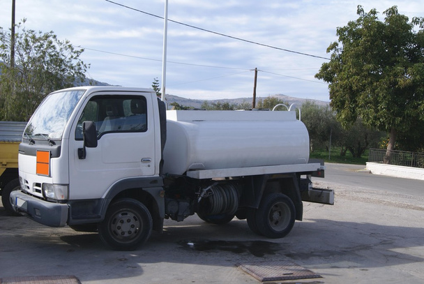 Tank truck. tanker truck. petrol tanker. tanker - Photo, Image