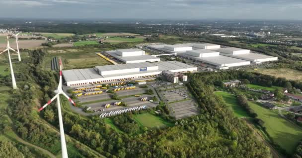 Dortmund, Germany, 7th of October, 2023. IKEA Distribution Services warehouse, Large scale logistics, storage and distribution. - Footage, Video