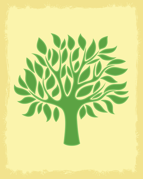 Vector illustration. Tree. - Vector, imagen