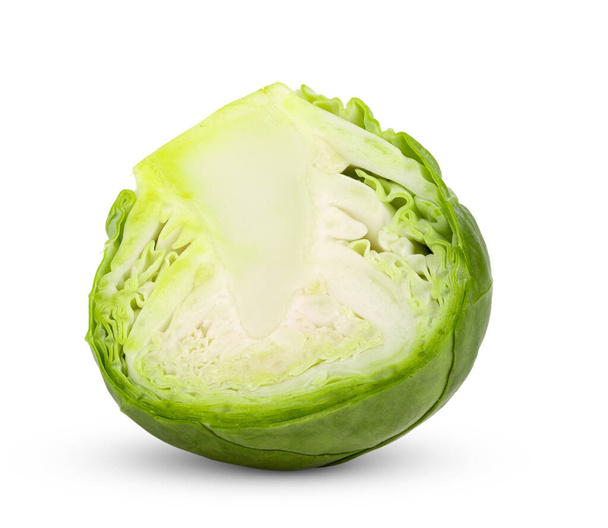 Brussel Sprouts isolated on white background - Photo, Image