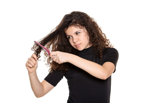 девушка с длинными волосами - Фото, изображение