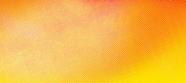 Orange, yellow mixed widescreen background banner, with copy spa - Photo, Image