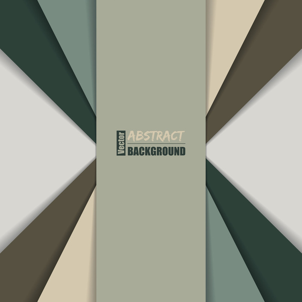 Abstract brochure with color stripes and shadows - Vector, Image