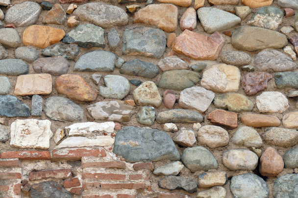 pared de una casa hecha de piedras, fondo texturizado - Foto, imagen