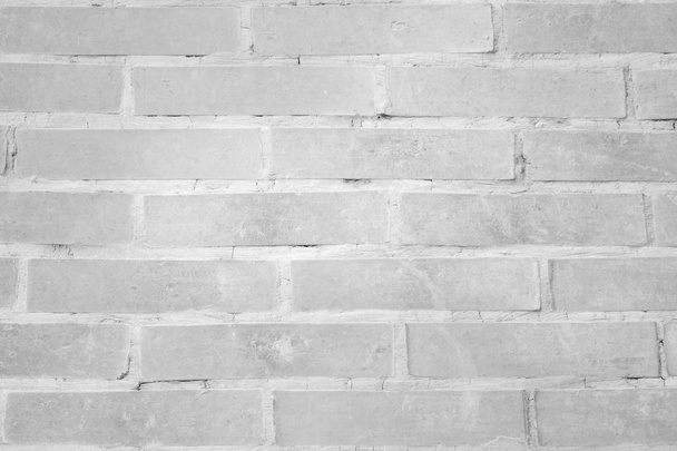 White brick wall pattern background - Фото, изображение