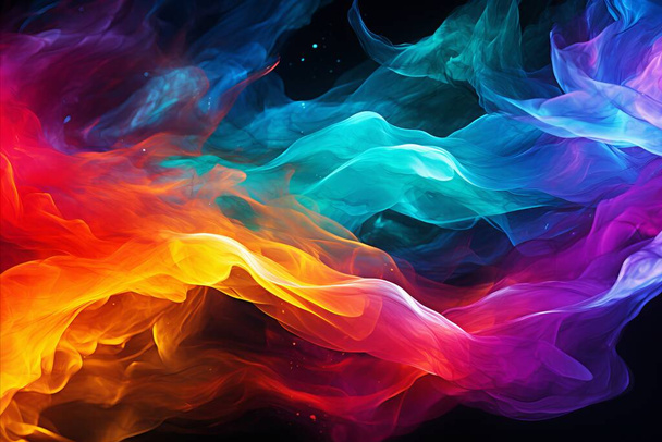 Ζωντανό Abstract Multicolor Spectrum - Εξαίσια 3D Αποτύπωση για Δημιουργικά Έργα - Φωτογραφία, εικόνα