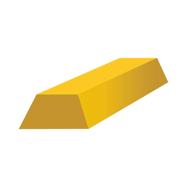 gold bars icon logo vector design template - Vector, Image