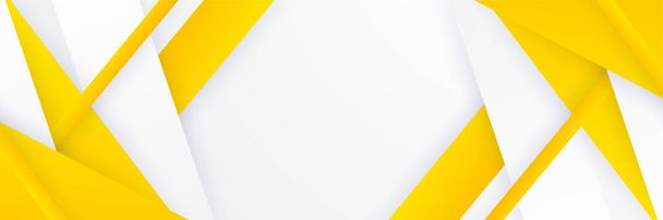 Streszczenie pomarańczowy żółty biały geometryczne kształty tła. Wektor abstrakcyjny projekt graficzny baner wzór prezentacja tło szablon www. - Wektor, obraz