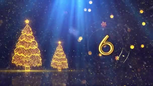 2024 Happy New Year Theme Hintergrundanimation, Hochwertige Neujahrs-Animation für die Feiertage, Hochwertige Happy New Year Intro Animation für das Jahr 2024, Countdown beginnt ab 10 Sekunden - Filmmaterial, Video