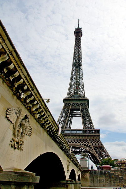 Eiffel tower a okolí - Fotografie, Obrázek
