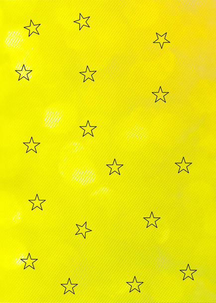 Yellow background for banner, poster, seasonal, holidays, event and celebrations with copy space for text or your images - Photo, Image