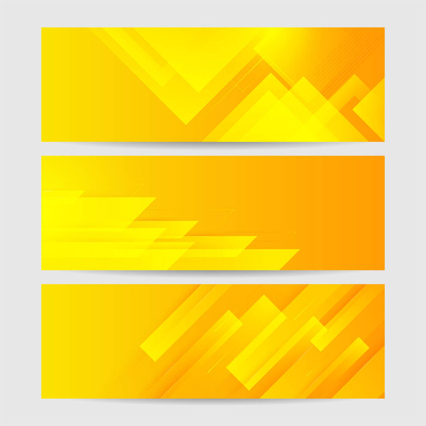 Modern minimal orange background design. Abstract orange banner vector illustration. Yellow orange vector abstract graphic design. Banner Pattern background template. - Vector, Image