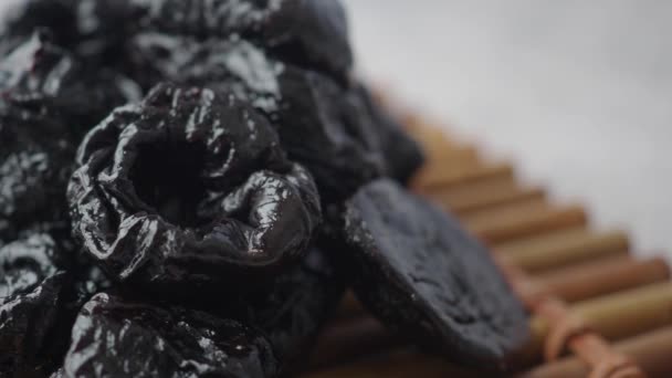 Healthy Natural Dried Plums, prunes , - Materiał filmowy, wideo