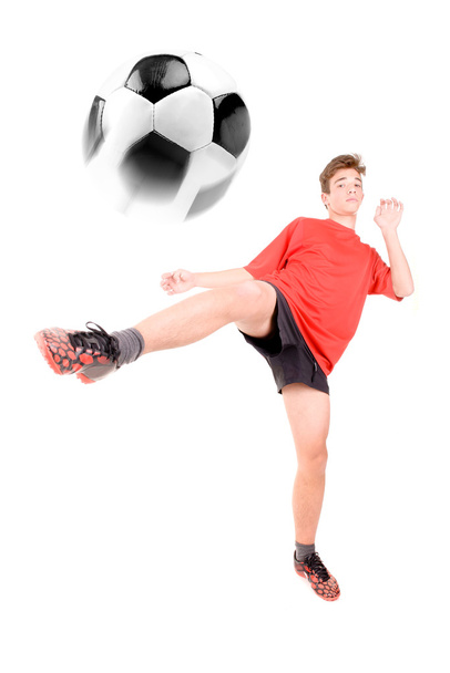 Teenage soccer player - Фото, изображение