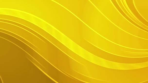 Un fondo amarillo y dorado con un patrón ondulado - Metraje, vídeo