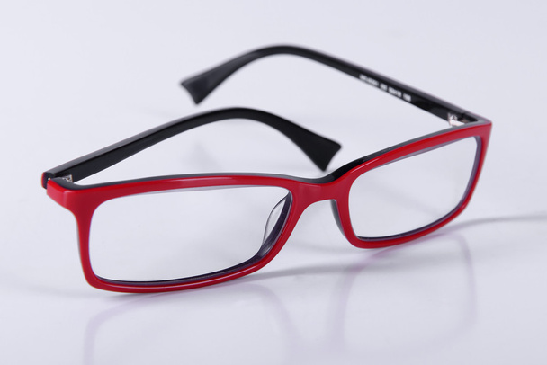 optical red glasses - Photo, image