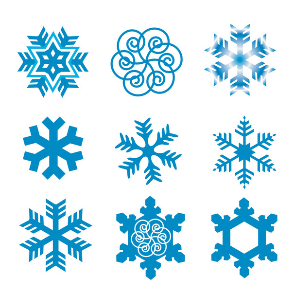 Snow flakes - Vector, Image