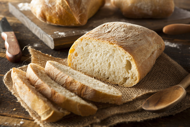 Crusty Homemade Ciabatta Bread - Foto, Bild