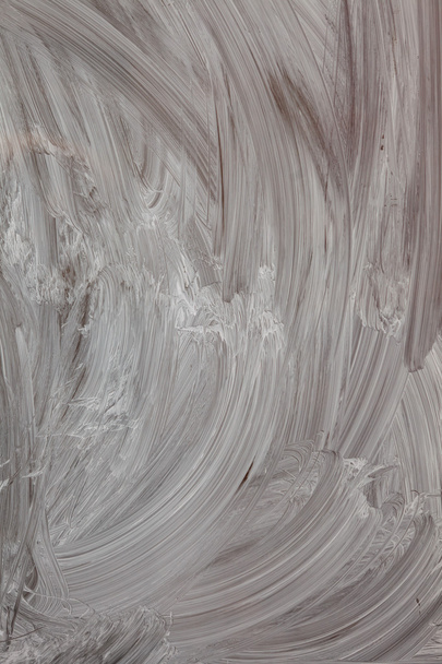 Abstract white hand painted background - Φωτογραφία, εικόνα