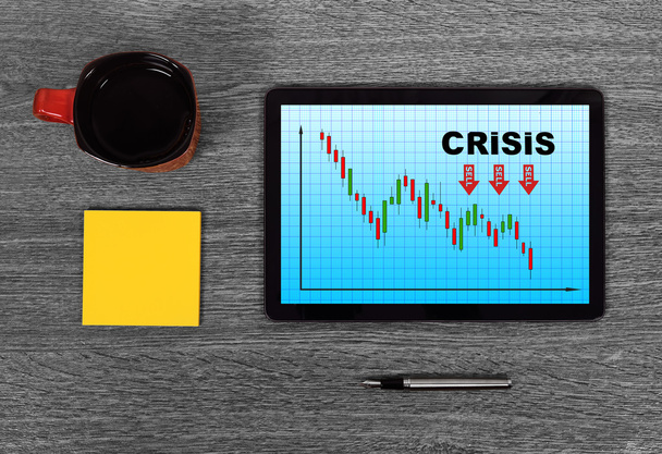 crisis chart - Valokuva, kuva