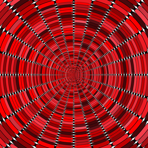 Optical art in red tones - Photo, Image