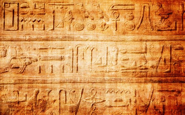 Old egypt hieroglyphs - Foto, immagini