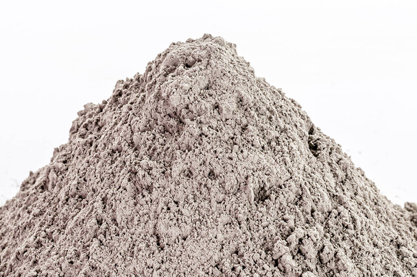 pó de zinco, pó de cor cinza, óxido pulverizado na indústria farmacêutica - Foto, Imagem