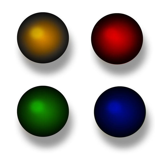 3d color balls - Foto, Bild