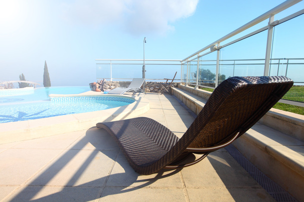 Lounge am Pool - Foto, Bild
