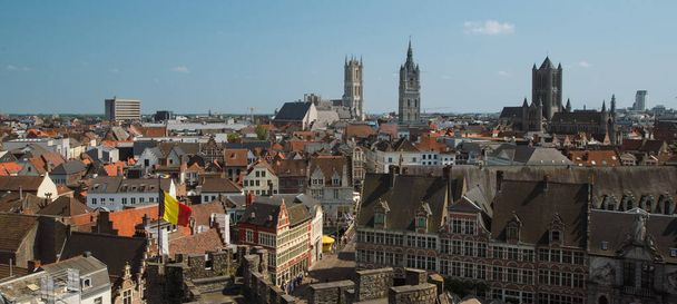 Gent, Belçika - 6 Haziran 2023: Gent 'in güzel manzarası - Fotoğraf, Görsel
