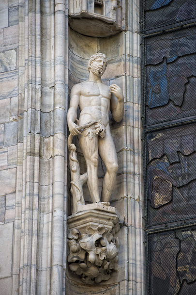 Milan 2005 Fuarı sermaye Katedrali heykel Detay - Fotoğraf, Görsel