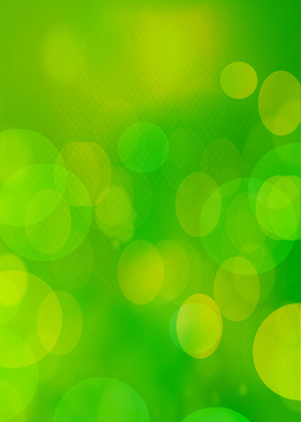 Green bokeh background for banner, poster, seasonal, holidays, event and celebrations with copy space for text or your images - Photo, Image