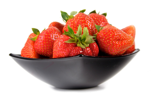 Fresh  strawberries in bowl - Fotó, kép