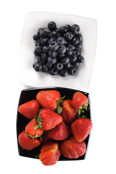fresh Blueberries and strawberries - Fotografie, Obrázek