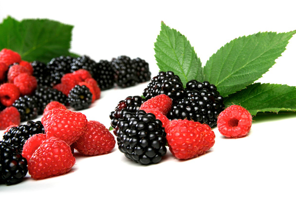 Fresh sweet Raspberries - Photo, image