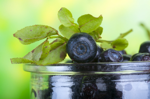 Fresh bilberry - Фото, изображение