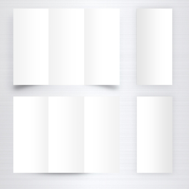 Maquetacion triptico varias perpectiva blanco - Фото, зображення