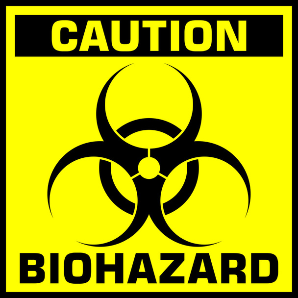 biohazard symbol outline