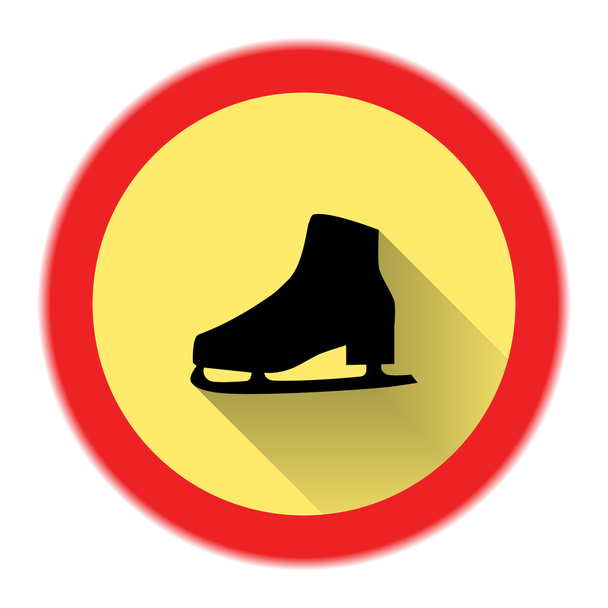 Ice skate icon - Vector, Image