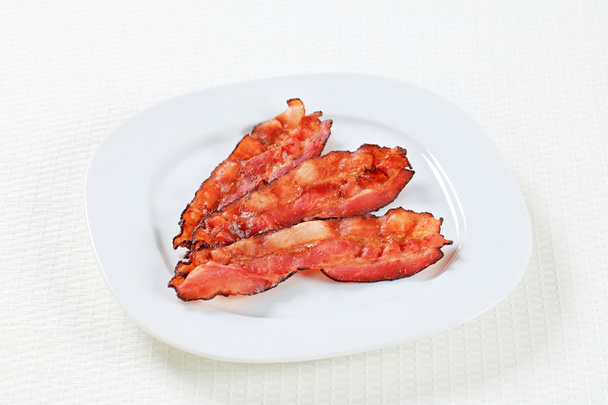 Fried bacon strips - Photo, Image