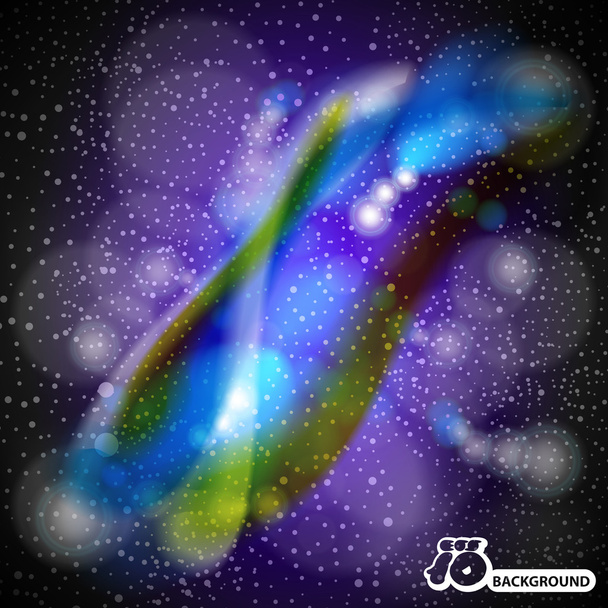 Deep Space Background Template - Vector, afbeelding