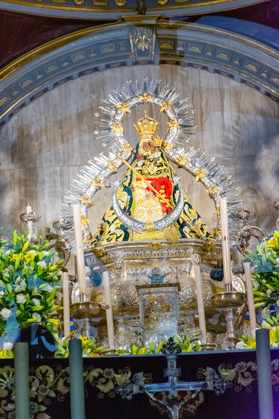 Imagem da Virgen de la Cabeza, padroeira de Andujar e diocese de Jean, Andaluzia, Espanha - Foto, Imagem