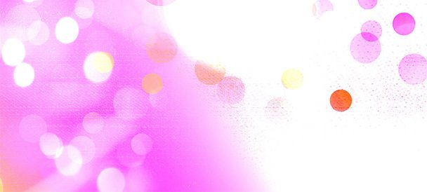 Рожевий широкоформатний боке фон для банера, плаката, сезонних свят, подій та урочистостей з копіювальним простором для тексту або ваших зображень - Фото, зображення