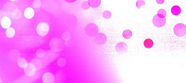 Рожевий широкоформатний боке фон для банера, плаката, сезонних свят, подій та урочистостей з копіювальним простором для тексту або ваших зображень - Фото, зображення