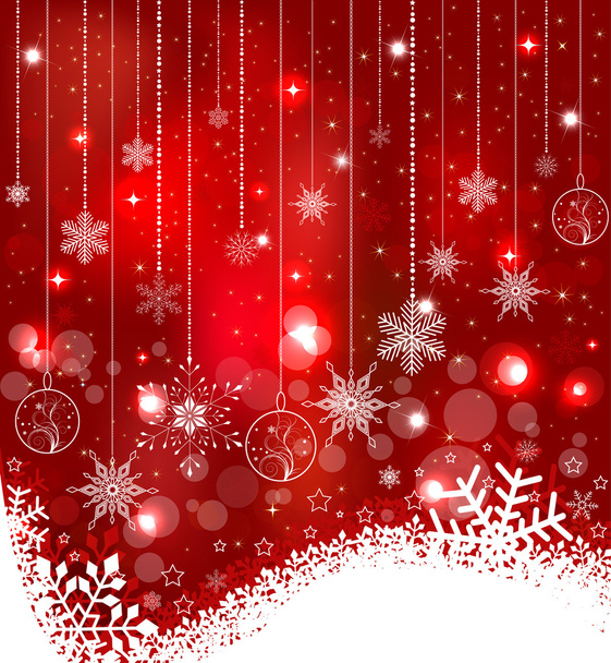 Christmas background vector - Vector, imagen