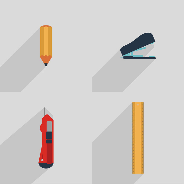 Office tools icons - Vector, afbeelding
